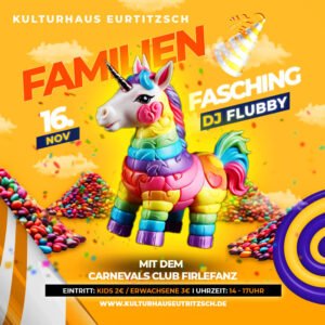 Familien Fasching 14 Familien Fasching mit DJ Flubby