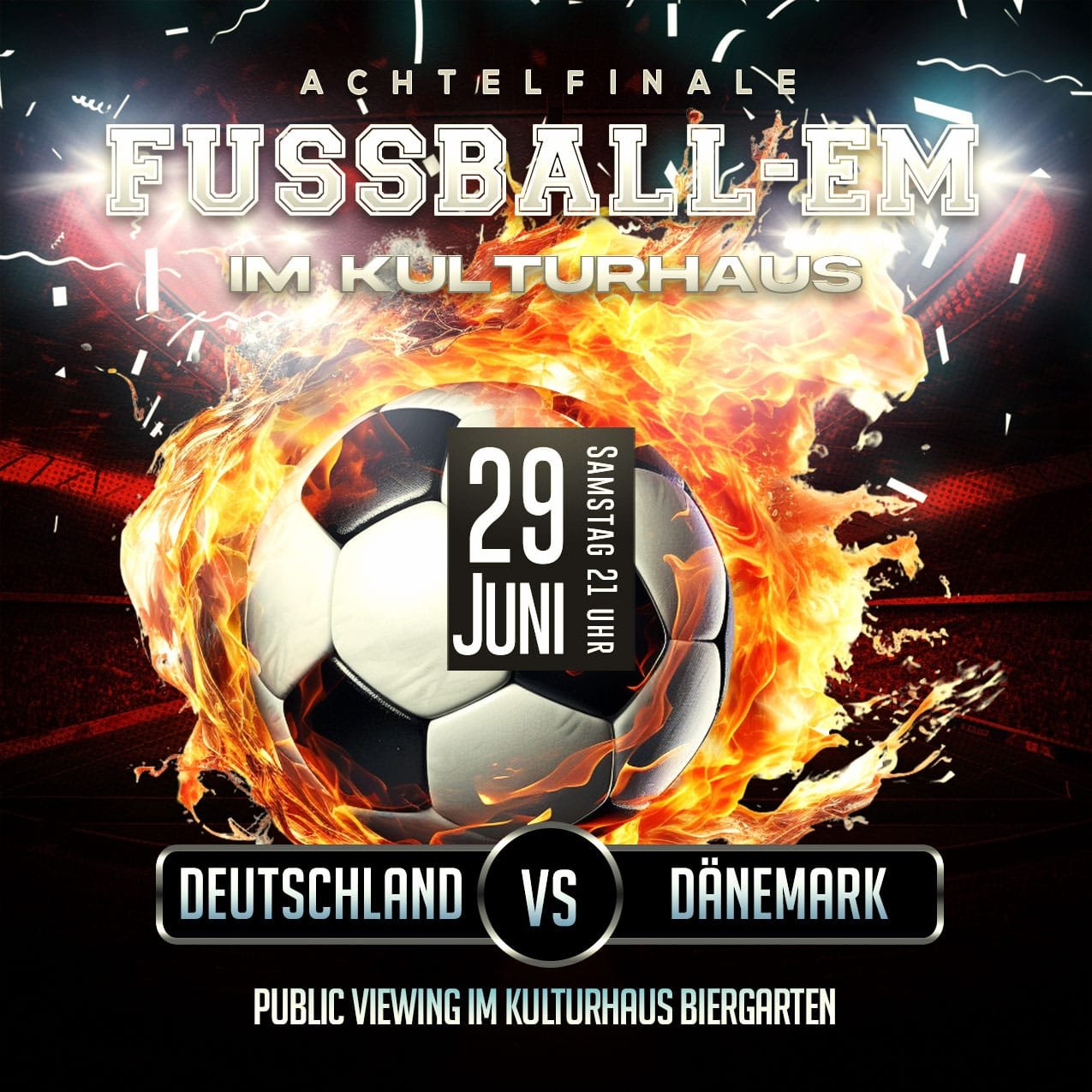 Achtelfinale Deutschland – Dänemark 7 29.06.2024 21 Uhr