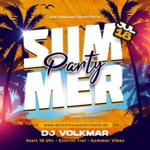Sommer Tanz DJ Volkmar