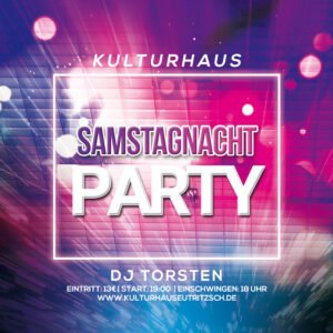 Samstagnacht, Tanzparty, DJ Torsten
