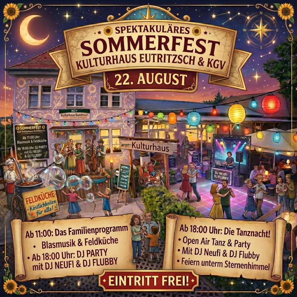 Sommerfest im Kulturhaus und KGV 7 sommerfest 2026